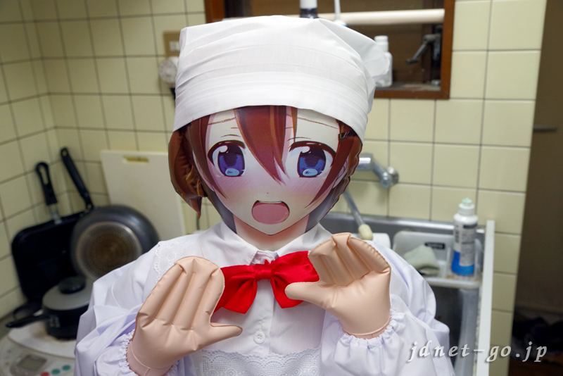 エイカと割烹着
