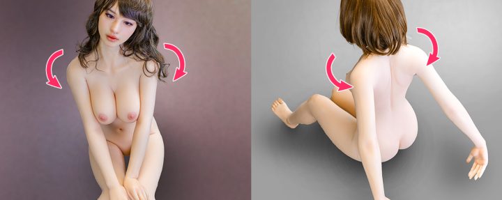 オリエント工業のアンジェ、新骨格の写真